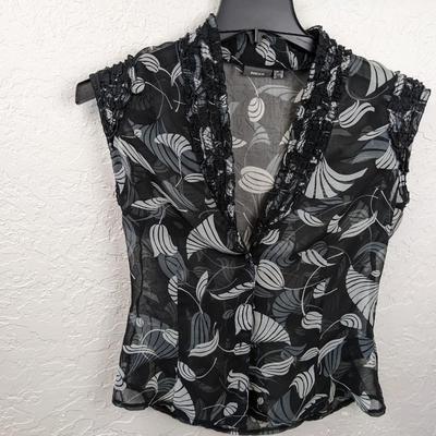 #67 Mexx Sheer Blouse Women's Size 10