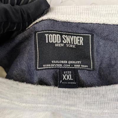 #73 Todd Snyder XXL White Sweater