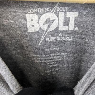 #74 Bolt Gray Longsleeve  XXLarge