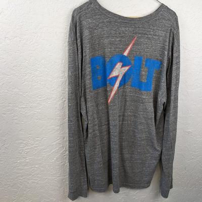 #74 Bolt Gray Longsleeve  XXLarge