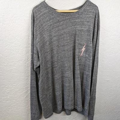 #74 Bolt Gray Longsleeve  XXLarge