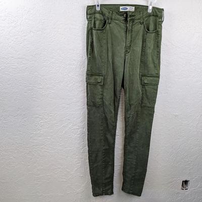 #78 Rockstar Super Skinny High Rise Green Pants Size 8