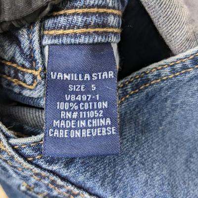 #79 Vanilla Star Size 5 Denim Overalls