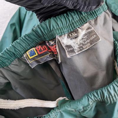 #90 Men's ProRainer Green Rainsuit