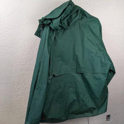 #90 Men's ProRainer Green Rainsuit