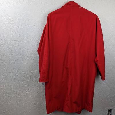 #91 Allison Smith Small Red Trench Coat