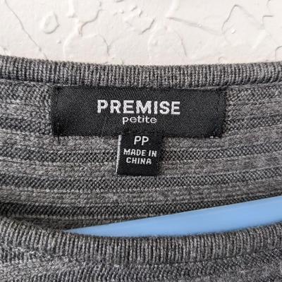 #97 Petite Gray Sweater