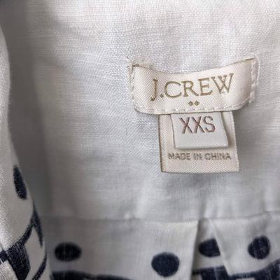 #102 White JCrew Shirt Size XXS