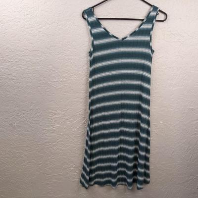 #103 XXS Giuliana Blue/White Tank Dress