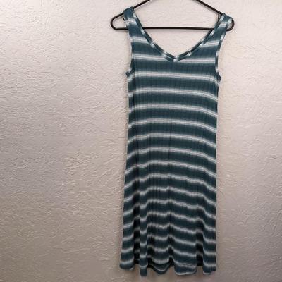 #103 XXS Giuliana Blue/White Tank Dress