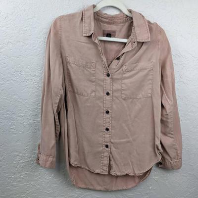 #104 Pink Button Down Shirt Size Medium