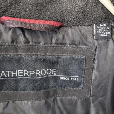 #120 Weatherproof Large Black Coat