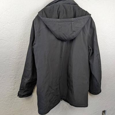 #120 Weatherproof Large Black Coat