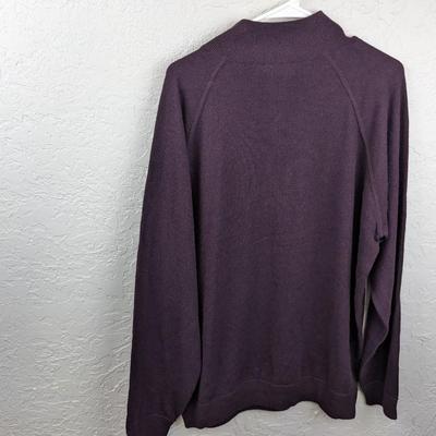 #131 Avon Celli Cashmere Purple Sweater XXL