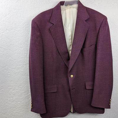 #140 Adams Row Purple Dress Coat