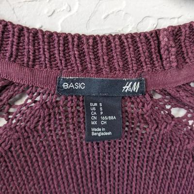 #147 Purple H&M Small Cardigan