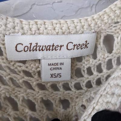 #149 Coldwater Creek Xsmall Knit Poncho