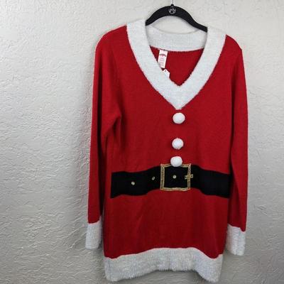#164 Santa Claus Sweater Size Large
