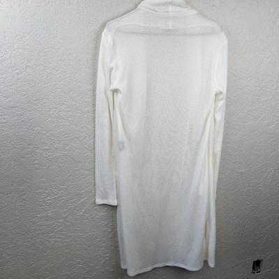 #167 Giuliana XS Long White Cardigan