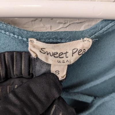 #183 Sweet Pea Blue Small Shirt