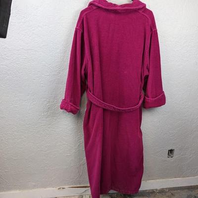 #185 Pink Bath Robe- Large