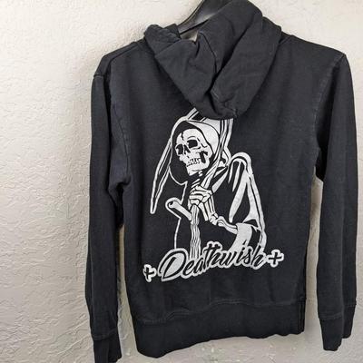 #208 Deathwish Small Black Sweatshirt