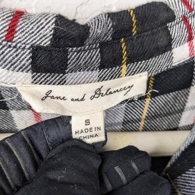 #214 Small Plaid & Lace Shirt