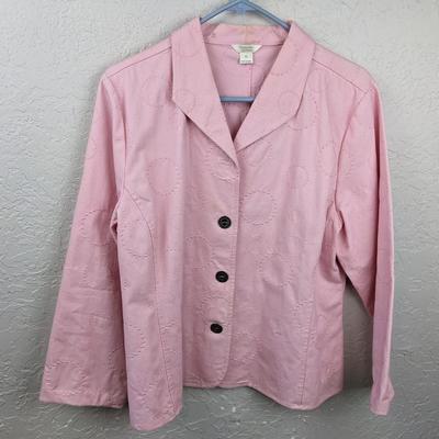 #218 Pink XLarge Christopher & Banks Jacket