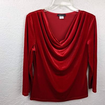 #219 Red Velvet Shirt
