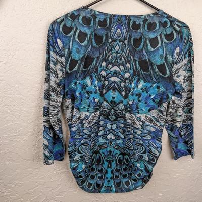 #225 Peacock Feather Top