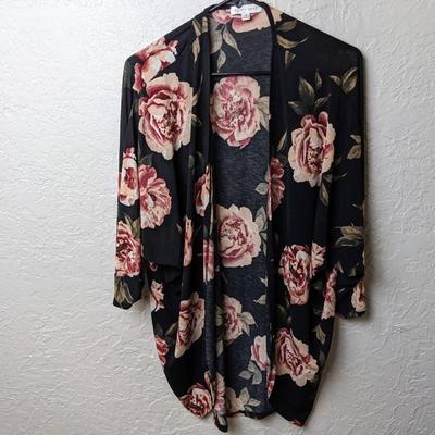 #235 Downeast Small Floral Cardigan