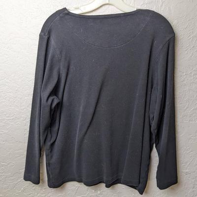 #243 Dress Barn Woman's 14/16 Gray Shirt