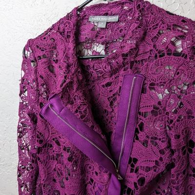 #245 Kate & Mallory Small Purple Lace Jacket