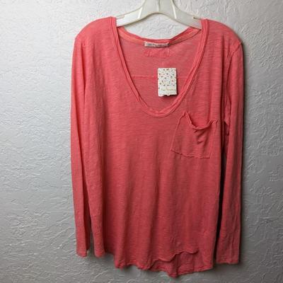 #247 Free People Pink Shirt With Tag