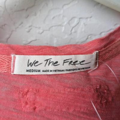 #247 Free People Pink Shirt With Tag