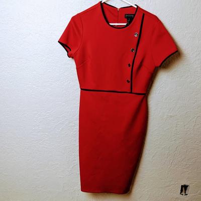 #252 Enfocus Studio Size 12 Red Dress