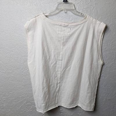 #261 Free People White Tank Size Large