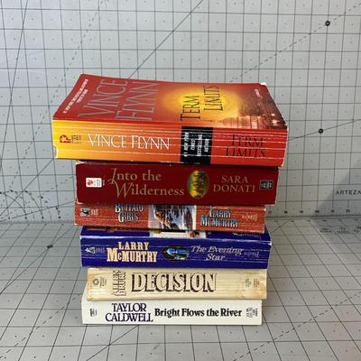 #272 Into The Wilderness, Buffalo Girls, The Evening Star, Bright Flows The River and More Paperback Books