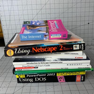 #273 The Internet, Using Netscape 2, Using Dos and More Informational Tech Books