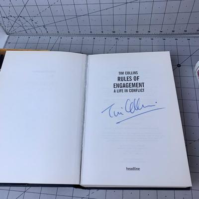 #276 *Autographed Copy of Tim Collins' Rules of Engagement, The General and The Commanders