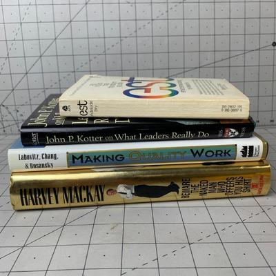 #280 Making Quality Work, Harvey Mackay and More Books