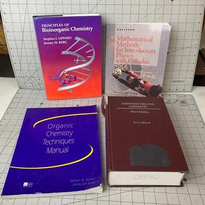 #303 Math Methods for Intro Physics, Advanced Organic Chemistry and Principles of Bioinorganic Chemistry and More