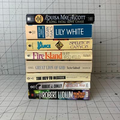 #318 Louisa May Alcott, Lily White, Ken Follett, Taylor Caldwell and More