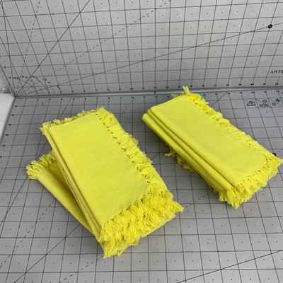 #349 Sun Yellow Dinner Napkins