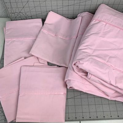 #356 Pink Bed Sheets and Pillowcases