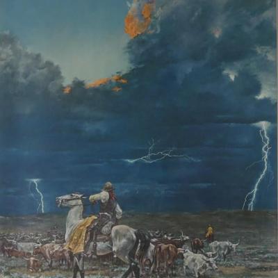 Limited Edition "Ready to Run" Double-Signed Framed Print by Gordon Phillips