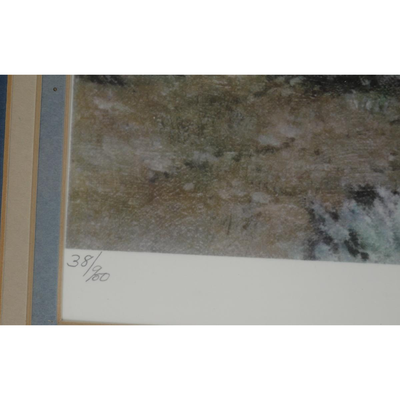 Limited Edition "Ready to Run" Double-Signed Framed Print by Gordon Phillips