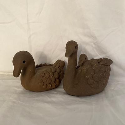 Vintage Signed Margaret Hudson Earth Arts Studio Clay Sculptures