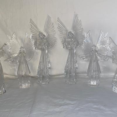 Vintage Plastic/Acrylic Angel Figurines