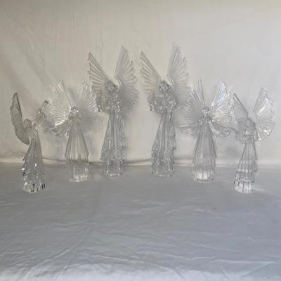 Vintage Plastic/Acrylic Angel Figurines